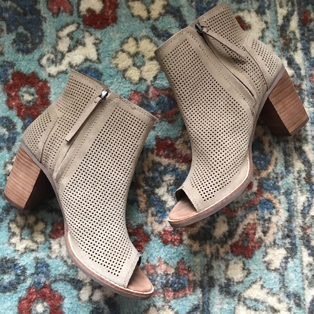 TOMS Majorca Peep Toe Bootie